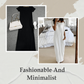 💃Last Day Special Discount❤️🥰Women's Summer Casual Loose Solid Color Short-Sleeve Long Dress