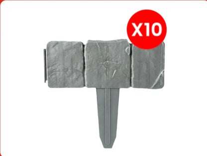 ⏳Limited-time 50% off⏰Imitation Stone Garden Fence – Realistic Look, Easy Install & Expandable Design 🌿✨