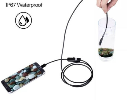 🔍 46% OFF! ✨ 3-IN-1 ENDOSCOPE - 2.0MP HD with 6 LED Lights, IP67 Waterproof, Compatible with Smartphones for Home Inspection and DIY Projects 📱🛠️