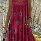 🌞2026 Summer New Arrivals🌸Women Summer O-Neck Sleeveless Print Dress