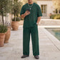 🔥While Supplies Last 40% OFF!👔Men's T-Shirt & Wide-Leg Pants 2-Piece Set