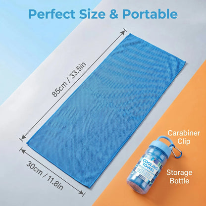 ⏰Last Day Buy 1 Get 1 Free❄💦Cold Sweat Towel You Can Use Anywhere, Anytime! Reusable Soft Absorbent Cooling Portable