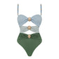 🔥Summer Vacation  Hot Sale 50% OFF 💖2026 New Women's Cut Out Ruched Cami One-Piece Swimsuit🩱✨