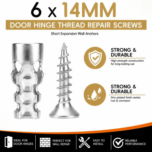 🛠️🔩Self Drilling Drywall Anchors with Screws Kit Easy Install Wall Fixing Accessories