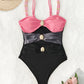 🔥Summer Vacation  Hot Sale 50% OFF 💖2026 New Women's Cut Out Ruched Cami One-Piece Swimsuit🩱✨