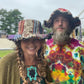 🧢Hot Sale 🔥Patchwork Multicolored Mushroom Hemp Hat with Pocket
