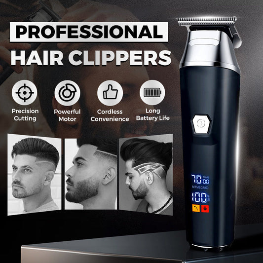💎 56% OFF! 💎 Household Digital Display Electric Hair Clipper Set – Professional Precision, Rechargeable & Ultra-Quiet ✂️🔋