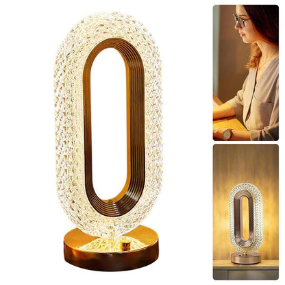 🌸New Arrival 40%OFF🦋✨50K+ SOLD! 🎁✨Rechargeable Luxury Crystal LED Night Light Lamp