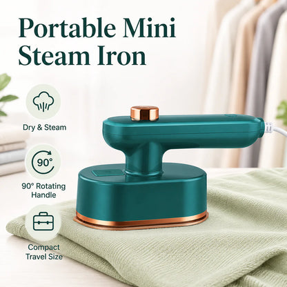🔥50% OFF & HOT SALE🔥Portable Mini Steam Iron-Compact, Powerful & Wrinkle-Free Anywhere! ✨