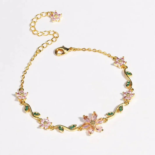 🔥2026 NEW ARRIVAL🔥 -Flower Bracelet（Perfect jewelry and gifts）