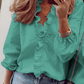 👚 50% OFF NOW! 🌸 Women's Ruffled Lantern Sleeve Shirt – Sweet, Loose Fit & Versatile (S–XL) 🍃