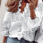 👚 50% OFF NOW! 🌸 Women's Ruffled Lantern Sleeve Shirt – Sweet, Loose Fit & Versatile (S–XL) 🍃