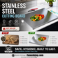 🎁Chef‑Recommended 50% Off！👩‍🍳🔪304 Stainless Steel Cutting Board, Must‑Have Cooking Tool！🥩🥦Safer, Cleaner & More Convenient!💥