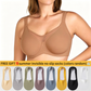 ⏳LAST WEEK SALE -ONLY £9.99!🖤💐Women's Elegant Sheer Full Coverage Plus Size Bra