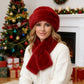 🔥Fluffy Fur Bucket Hat Warm Winter Hat + Free Matching Scarf (Only 29 Left)⏰