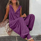 🌸 50% OFF NOW! 🌸Women's Relaxed Hooded Sleeveless Jumpsuit