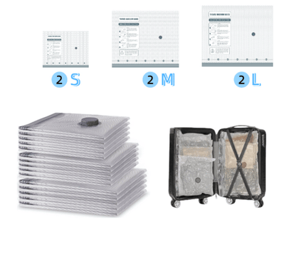 📢📢50%  OFF !! ⏰X7 Cordless Travel Vacuum Bag