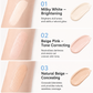 Multipurpose Concealer & Foundation – Flawless Coverage, 24H Long-Lasting & Hydrating