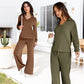 ⏳LAST DAY SALE 45% OFF!!☁️Women's 2 Piece Sets Outfits Casual Long Sleeve Sweatsuits Sets