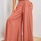 👖 50% OFF NOW! ✨ Solid-Color Wide-Leg High-Waisted Pants – Cotton Blend, Loose Fit & Adjustable Drawstring 🌿