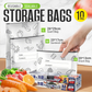 🔥Limited Sale: Buy 2 get 1 free!🍗 🥦Reusable Aluminum Foil Sealable Storage Bags