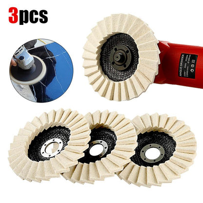 ⚙️ 50% OFF NOW!  🔥 Wool Felt Flap Polishing Disc – High-Performance, Fine Polishing & Long-Lasting Use ✨