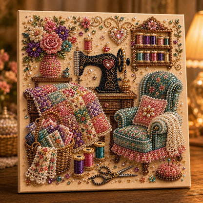 ⏳LAST DAY SALE ONLY ￡9.99!!🔥✨ Cozy Hobby Rooms 3D Diamond Painting Kit
