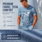 Pre-order🎉 2026 Sale — Over 33,000 Sold! 👕 Men's Casual Faux Denim Print T-Shirt Shorts Set 🧢