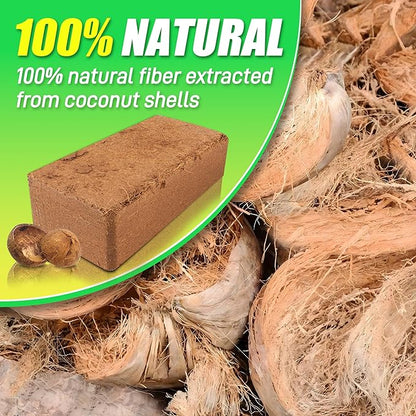 🔥LAST DAY SALE - ONLY !!⚡50K+ SOLD!🌱 🥥Premium Organic Coconut Coir Bricks For Plants