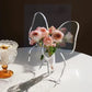 🦋 Transparent Butterfly Vase – crystal-clear plastic with a stable base. Perfect for flowers, table decor and gifting! ✨💐
