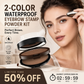 💄50% OFF NOW ! 🖌️2-Color Waterproof Eyebrow Stamp Powder Kit, Smudge-Proof Quick Natural Full Brow Makeup with Dual-End Brush