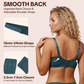 💞Enchante Floral Lace Plus Size Underwire Unlined Unpadded Minimizer Full Coverage Bra Women's Wear Comfortable Breathable Mesh Cup