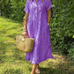 🔥Striped Lapel Button Down Shirt Dress | With Functional Pockets