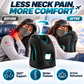 😴 LIMITED-TIME 50% OFF! ✈️ Inflatable Ergonomic Hollow-Cutout Travel Pillow – PVC Flocking, Quick Inflate, With Storage Bag ✨