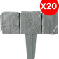 ⏳Limited-time 50% off⏰Imitation Stone Garden Fence – Realistic Look, Easy Install & Expandable Design 🌿✨