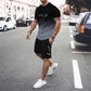 🏖️⏳SUMMER SALE: ONLY ￡16.99!!😎Men's Gradient Color T-Shirt & Shorts Set