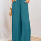 👖 50% OFF NOW! ✨ Solid-Color Wide-Leg High-Waisted Pants – Cotton Blend, Loose Fit & Adjustable Drawstring 🌿