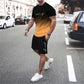🏖️⏳SUMMER SALE: ONLY ￡16.99!!😎Men's Gradient Color T-Shirt & Shorts Set