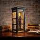 📞 LIMITED-TIME 50% OFF! ✨ Vintage Phone Booth Ambient Lamp – Warm Glow, Graffiti Art, Unique Decor 🎁