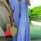 🌺Hot Sale 50% OFF⏳Women’s Casual Long Dress with Short Sleeves