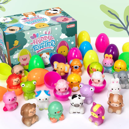 🔥LAST DAY SALE 50% OFF🔥12/24PCS Easter Eggs Prefilled Slow Rising Squishy Toys