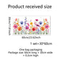 📢📢50% OFF !! ⏰Colorful Floral Bouquet Window Sticker – Vibrant design, easy peel & removable – Perfect for home, cafe & spring decor ✨