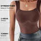 📢📢46%  OFF !! ⏰Women’s U-Neck Thermal Tank with Built-In Bra – Warm, Supportive & Braless Comfort ❄️❤️
