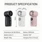 🏖️LAST DAY SALE ONLY ￡13.99!!🎁🔥 3000mAh USB Clip Fan – 360° Rotatable, Ultra-Portable 🌬️ | For Travel ✈️, Office 💼, Kids 👶 | Clips Anywhere!