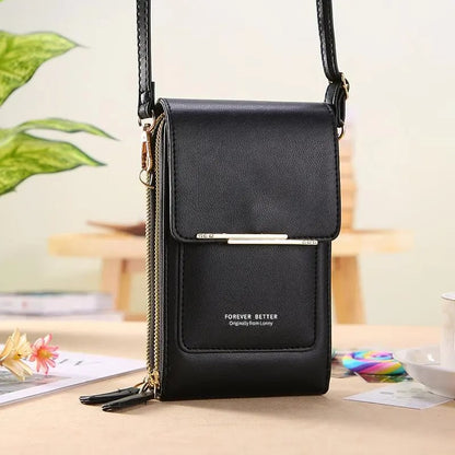 🏆Last Day Promotion：ONLY ￡9.99!!👜📱 Simple and elegant women's touchscreen crossbody phone wallet