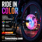 ✨50% OFF⏰Colorful Bike Wheel Hub Light🚴A Must‑Have For Cycling Enthusiasts!🌃Light Up the Night