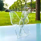 🦋 Transparent Butterfly Vase – crystal-clear plastic with a stable base. Perfect for flowers, table decor and gifting! ✨💐