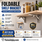 📢📢50% OFF !! ⏰ Fold-in-a-Second Multi-Use Bracket – Declutter Your Kitchen or Study in Moments📚