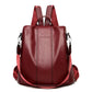 🎒 LIMITED-TIME 50% OFF! ✨ Ladies' Large Capacity Backpack – Stylish, PU Leather, User-Friendly 👜
