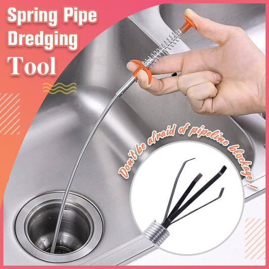 🚰🔧 Unclog Kitchen Sinks Fast! Drain Cleaning Hook, Targets Blockages Precisely💪🛡️
